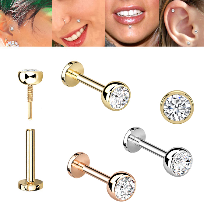 Internally Threaded Labret