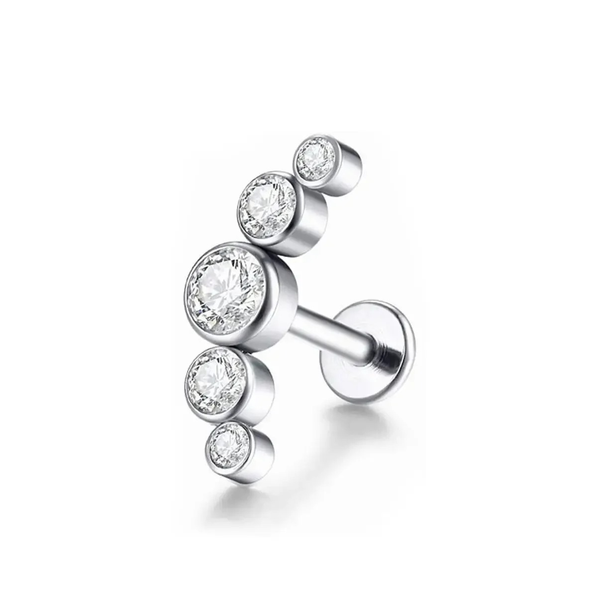 Five Stone Labret Flatback