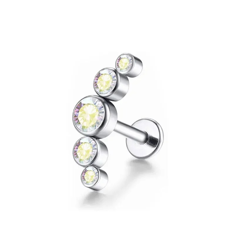 Five Stone Labret Flatback