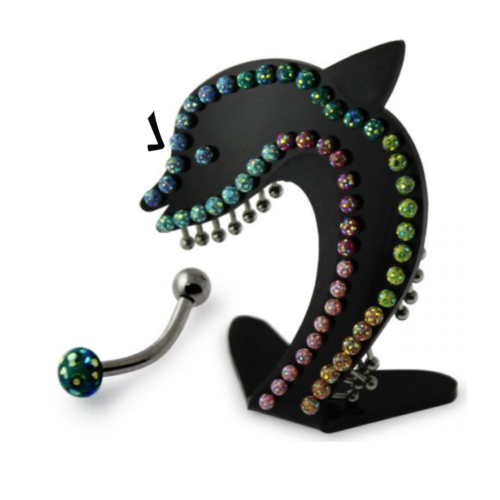 Curved Barbell with Epoxy Ball