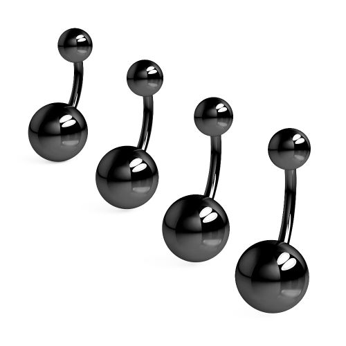 Titanium Curved Belly Bar