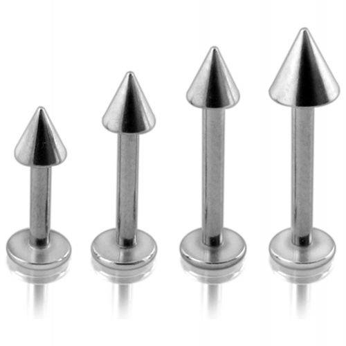 Steel Labrets With Cone