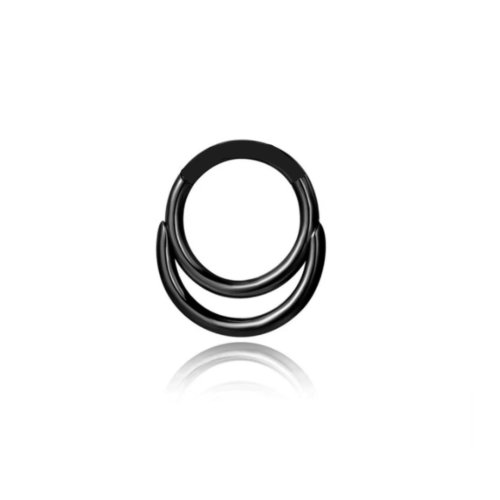 Moon Hoop Clicker Ring