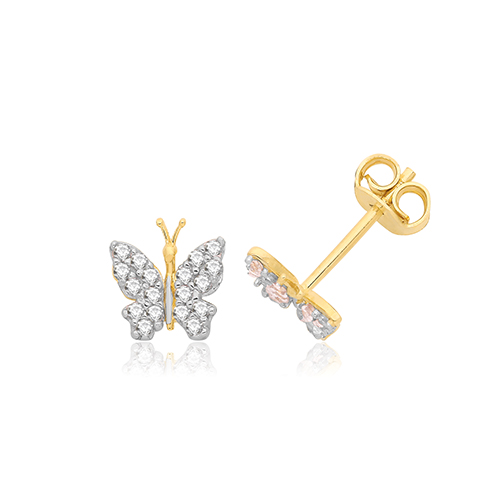 Butterfly Stud Earrings