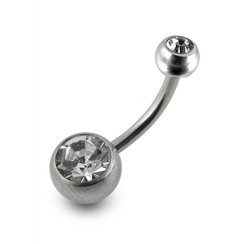 Double Jewelled Belly Bar