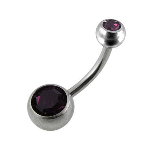 Double Jewelled Belly Bar