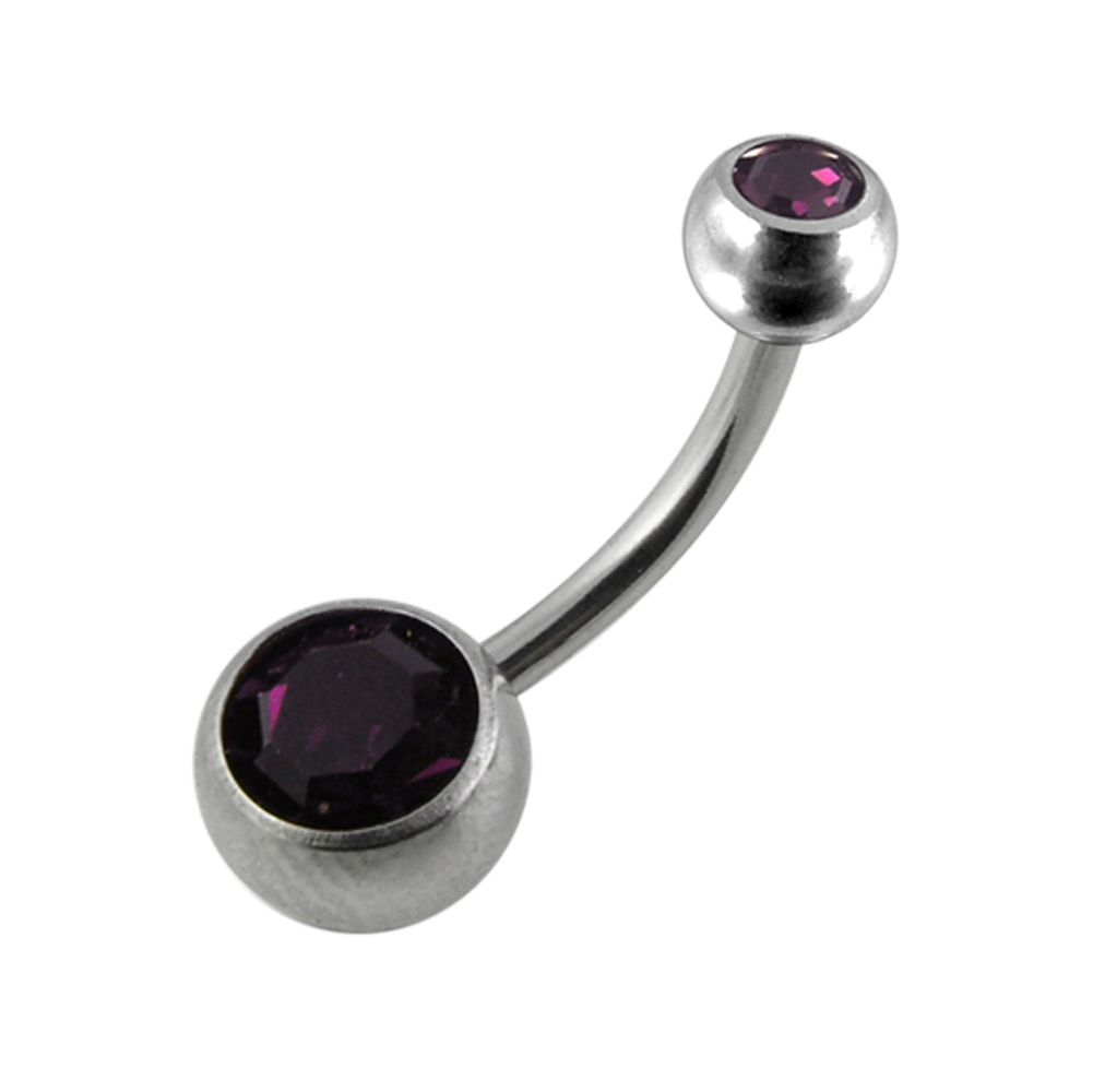 Double Jewelled Belly Bar