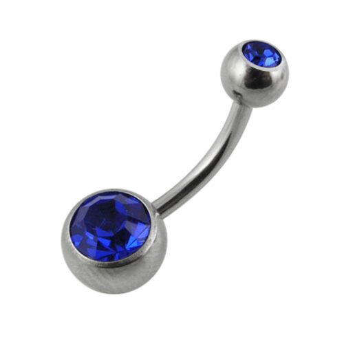 Double Jewelled Belly Bar