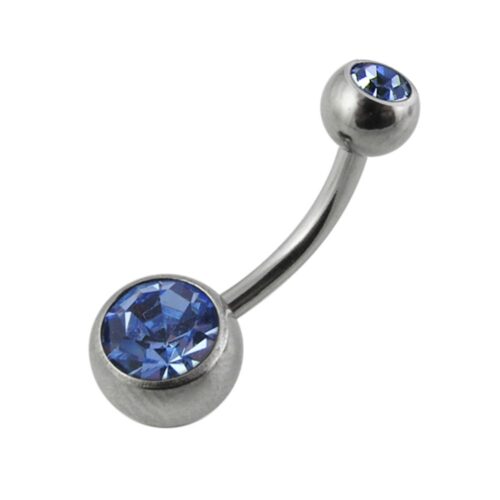 Double Jewelled Belly Bar