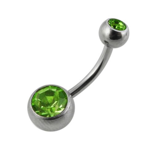 double jewelled Belly Bar