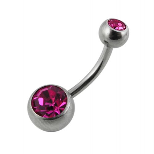 Double Jewelled Belly Bar