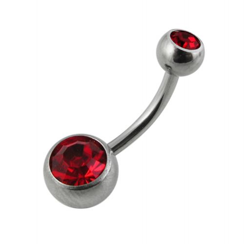 Double Jewelled Belly Bar