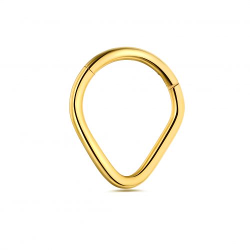 V Shape Classic Clicker Ring