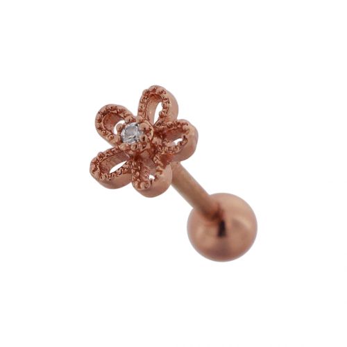 Flower Ear Stud Ballback