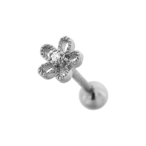 Flower Ear Stud Ballback