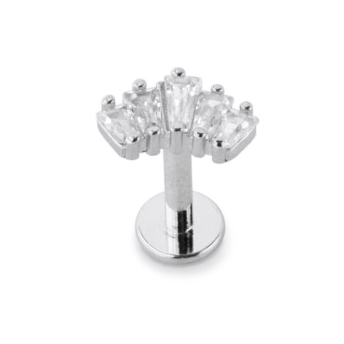 Jewelled Crown Stud