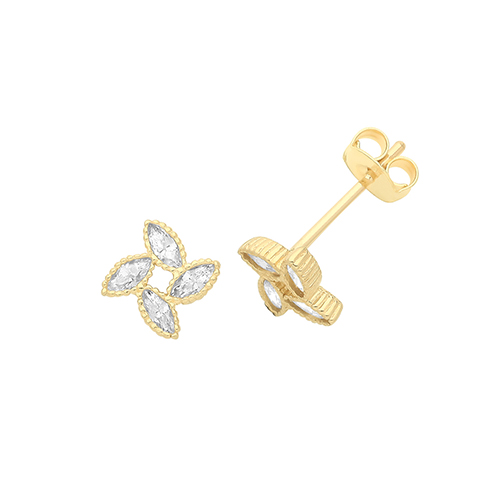 cz stud earrings