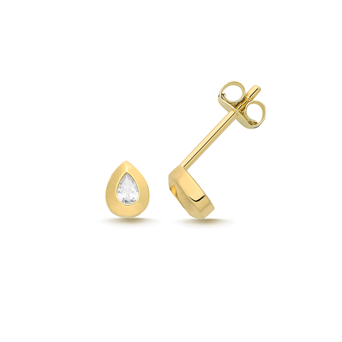 Pear Stud Earrings