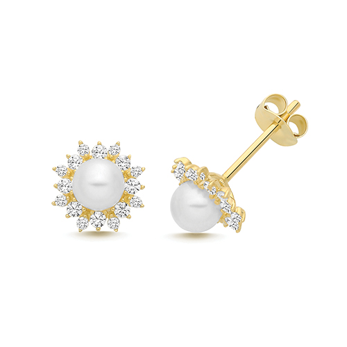 Pearl Stud Earrings