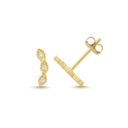 Climbing Stud Earrings