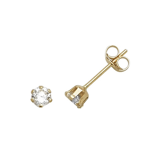 cz stud earrings