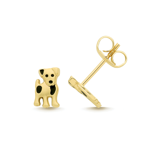 Puppy Stud Earrings