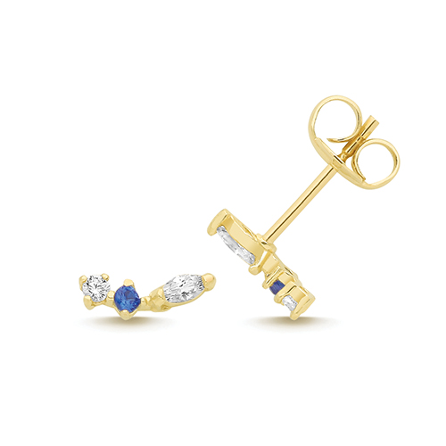 Cluster Stud Earrings