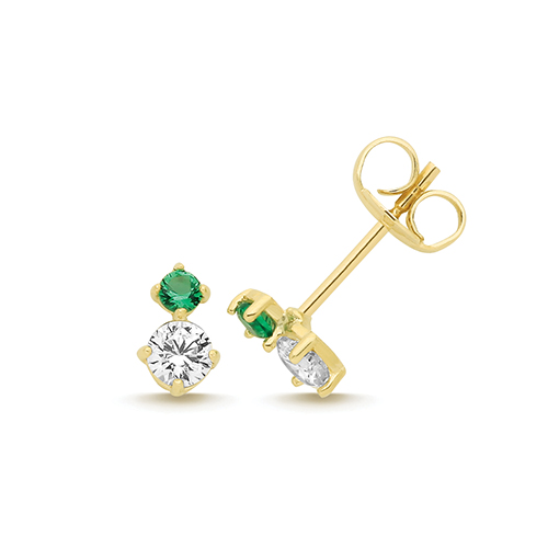 cz stud earrings