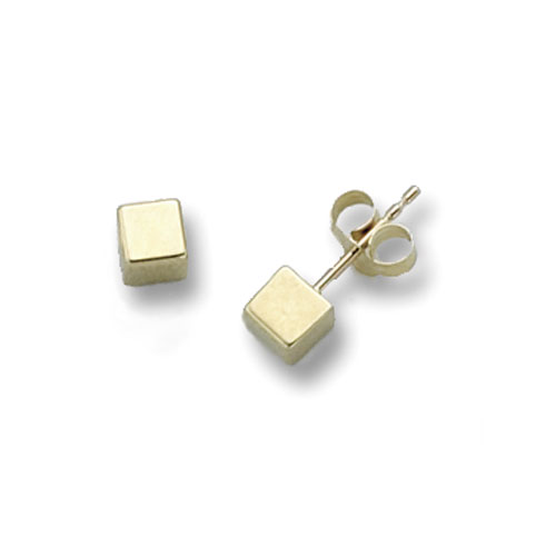 Cube Stud Earrings