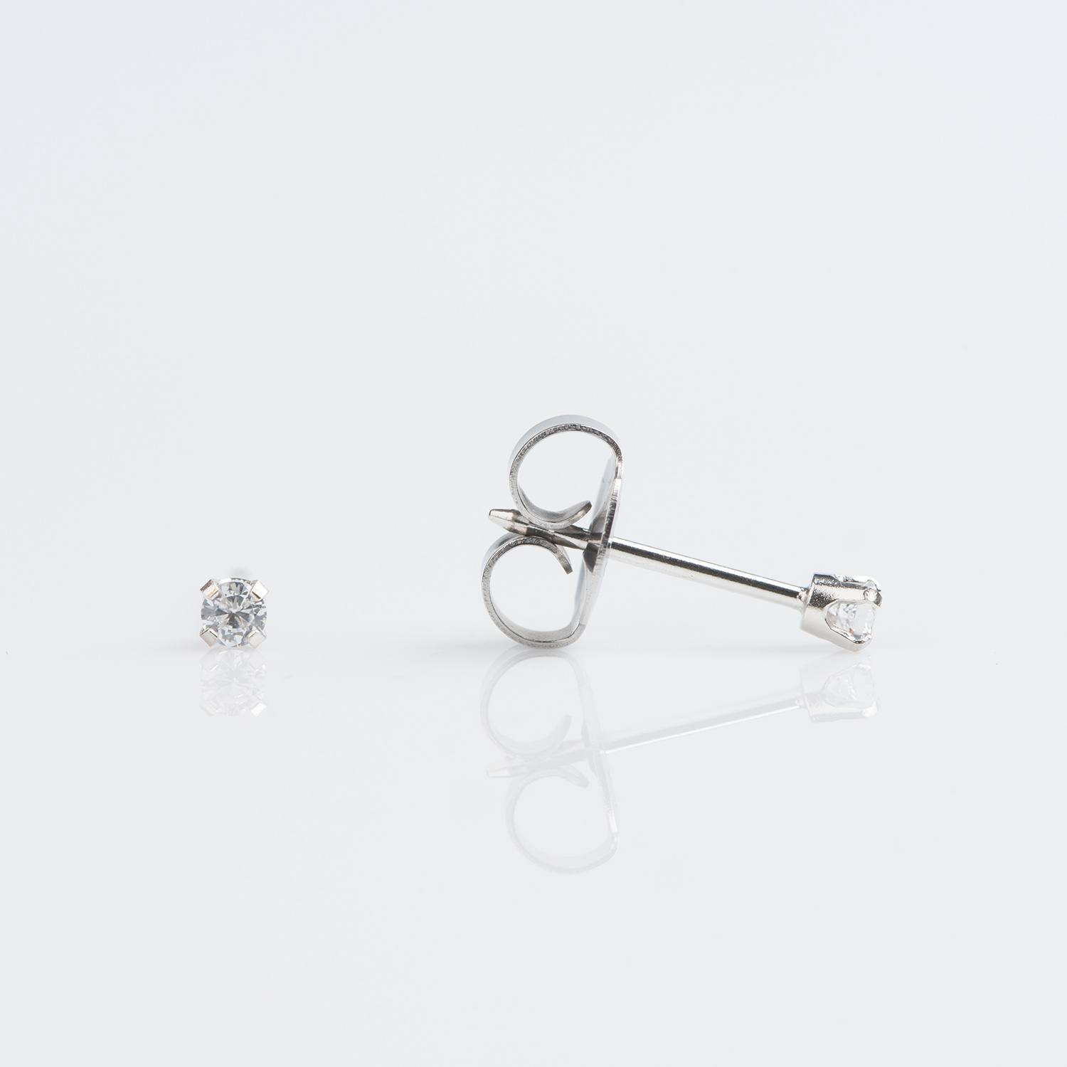 cz stud earrings