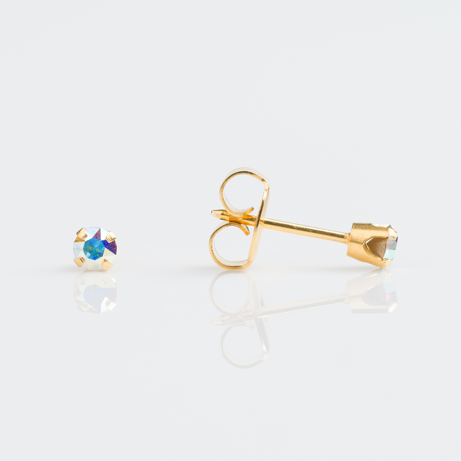 AB Crystal Stud Earring
