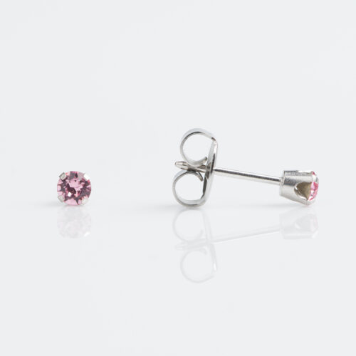Light Rose Stud Earring