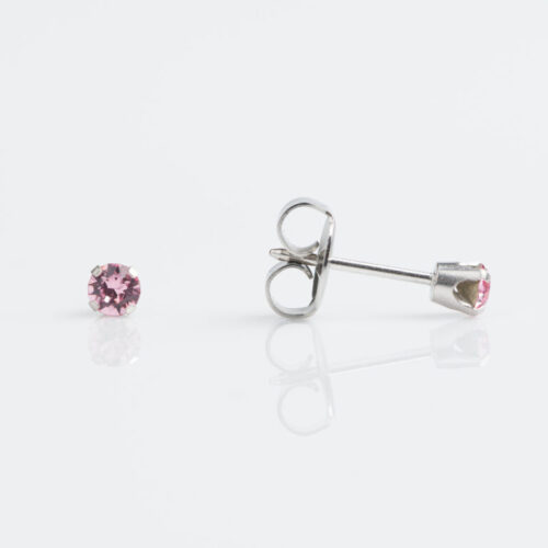 Light Rose Stud Earring