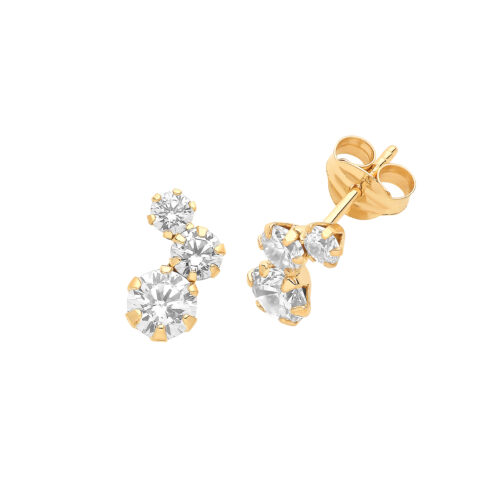 CZ Stud Earrings
