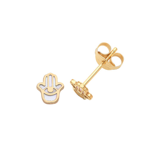 Hamsa Stud Earrings