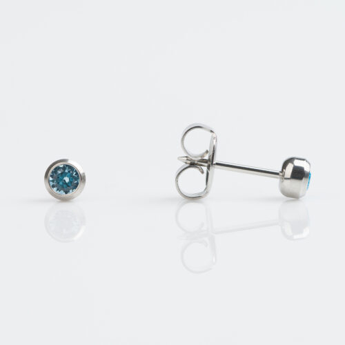 April Crystal Stud Earring