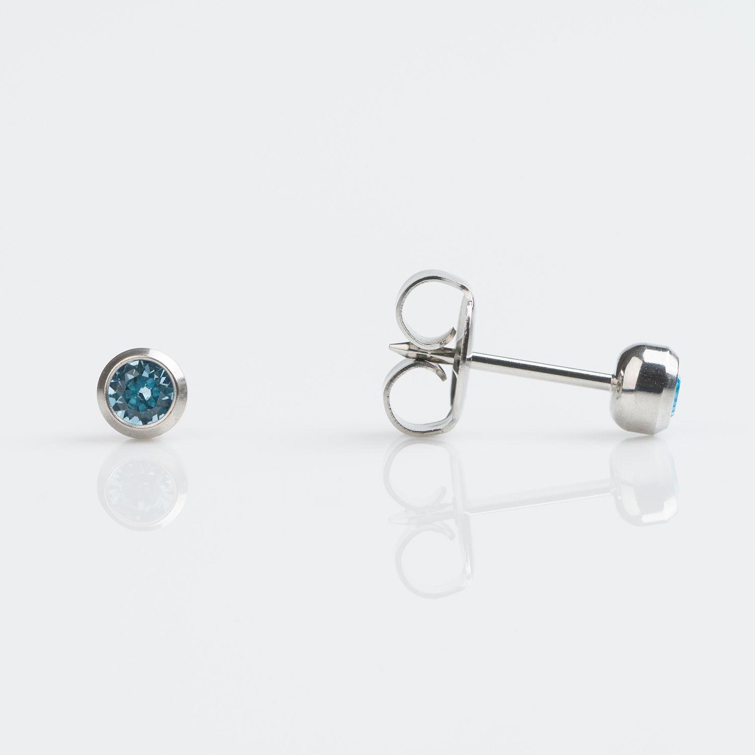 April Crystal Stud Earring
