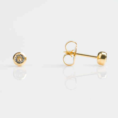 April Crystal Stud Earring