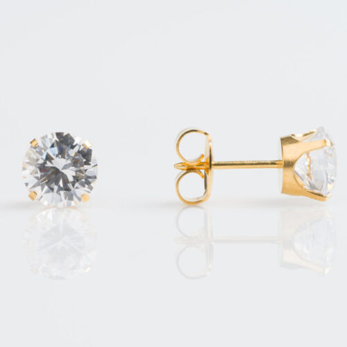 CZ Stud Earring