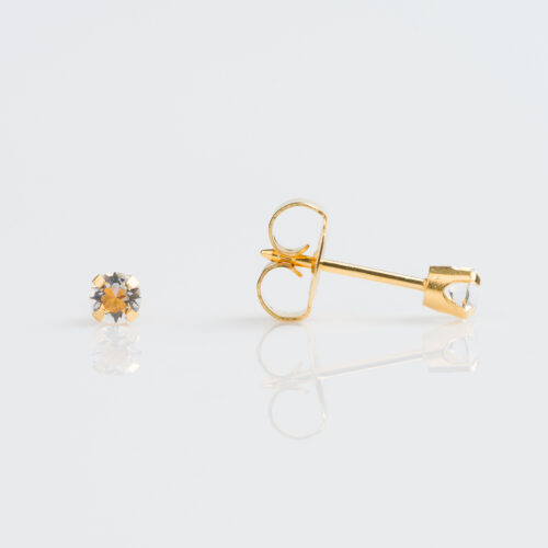 April Crystal Stud Earring