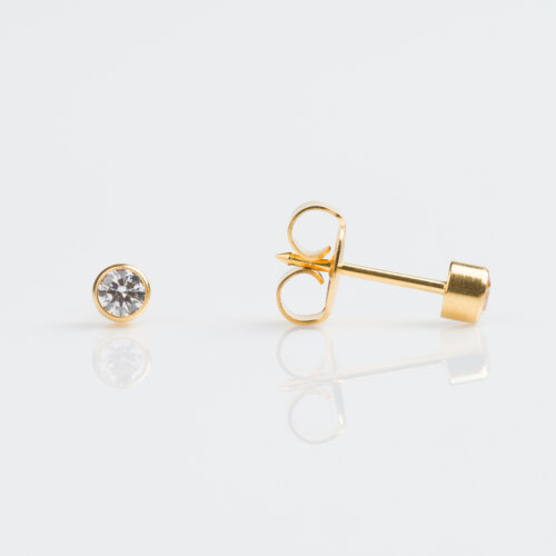 April Crystal Stud Earring