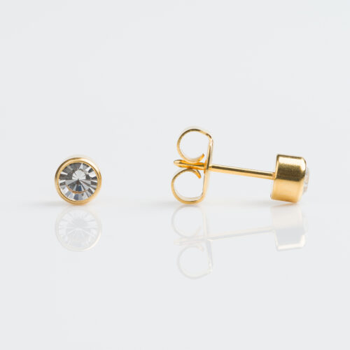 April Crystal Stud Earring