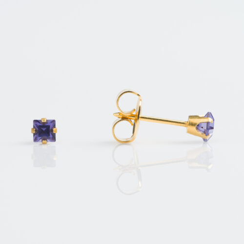 Tanzanite Stud Earring