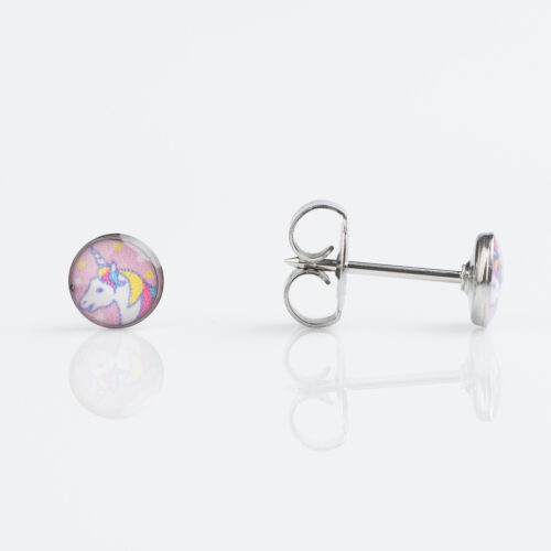 Unicorn Stud Earring