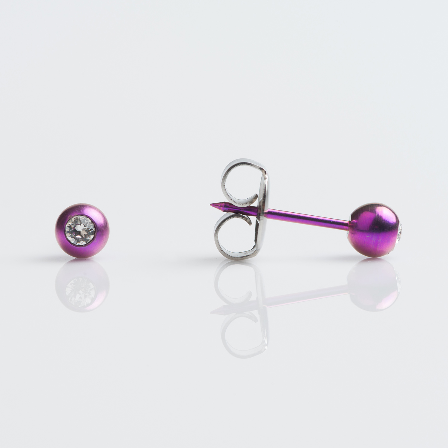 Ball Crystal Stud Earring