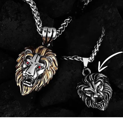Stainless Steel Lion Pendant