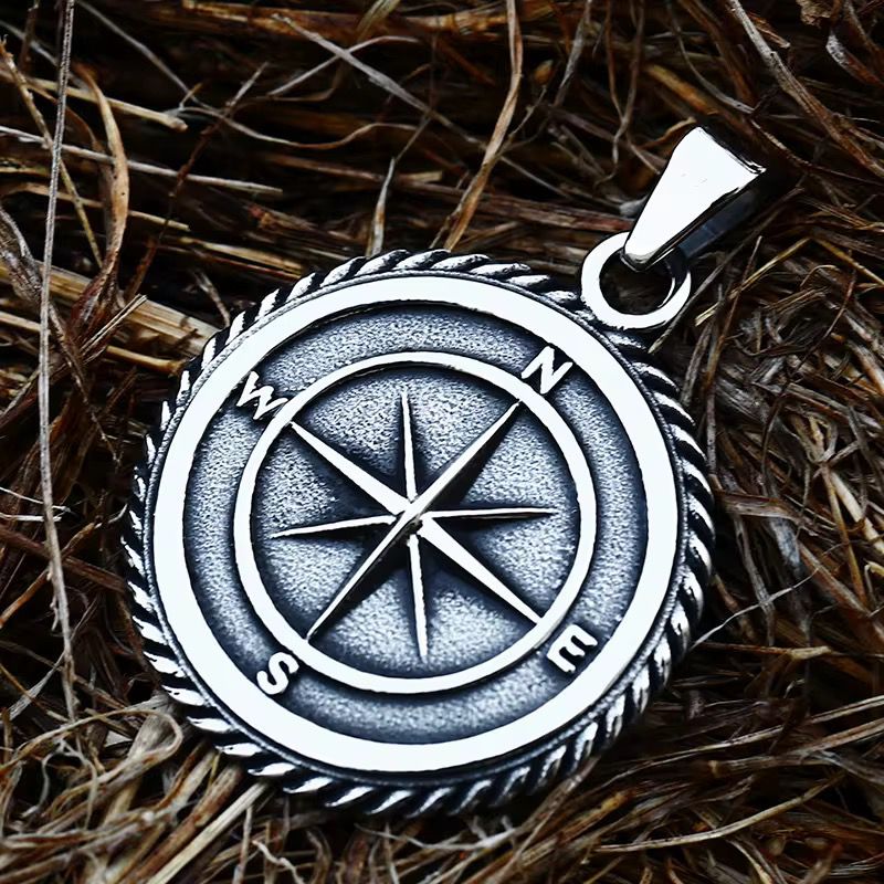 Compass Anchor Pendant