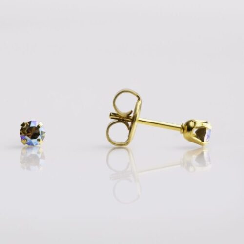 Topaz Shimmer Stud Earring