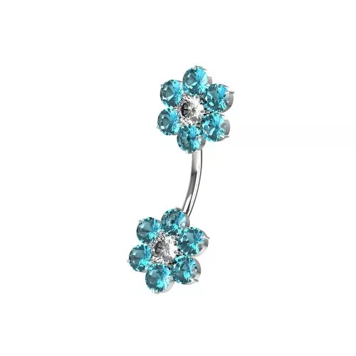 Mini Flowers Belly Bar