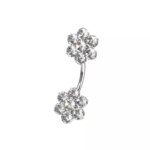 Mini Flowers Belly Bar